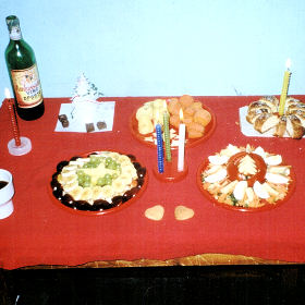 Ons heerlijke, zelfgemaakte kerstmaal